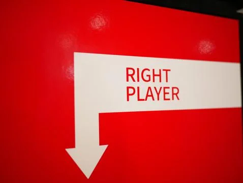 Arcade machine right player Stock Photos