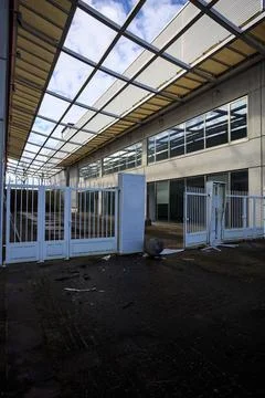 Arcade of a mall Stock Photos