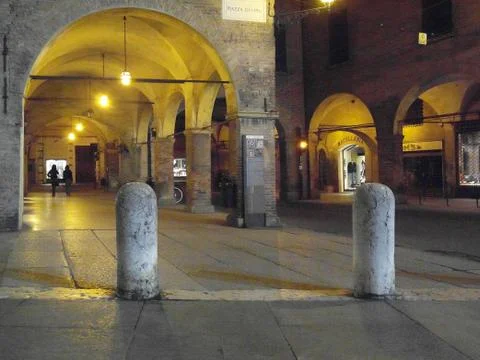 Arcade of Modena 写真素材