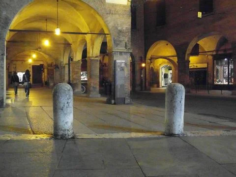 Arcade of Modena Stock Photos