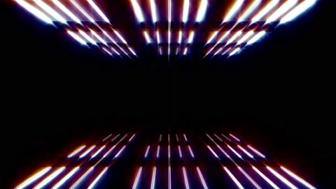 Arcade Neon Light Array travel Stock Footage 202619234