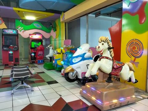 Arcade playground Foto stock
