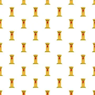 Arcade punching machine game seamless pattern Stock Illustration