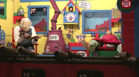 Arcade Shooting Game Stock Footage 57679371