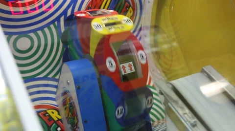 Arcade Spinning Wheel Stock Footage 941241