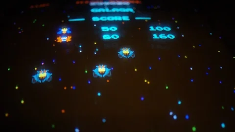 Arcade Video Game 4K Stock Footage 93664441