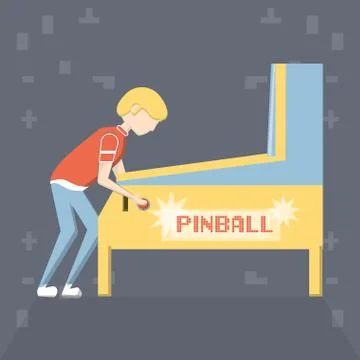 Arcade video game design Stock Illustration