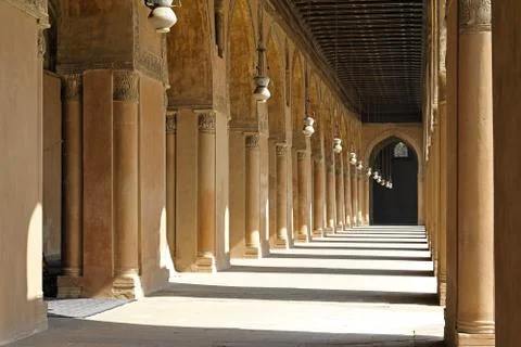 Arcaded corridors Stock Photos