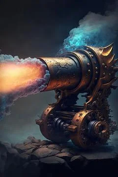 Arcane cannon Stock Illustration