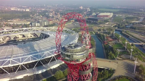 ArcelorMittal Orbit: Stadium Stock Footage 58954855