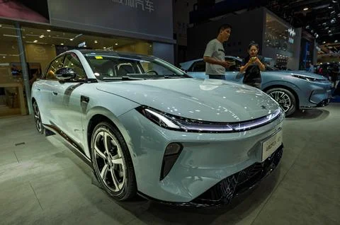 ARCFOX Makes its Debut at the 23rd Changchun Auto Expo Fotos Stock