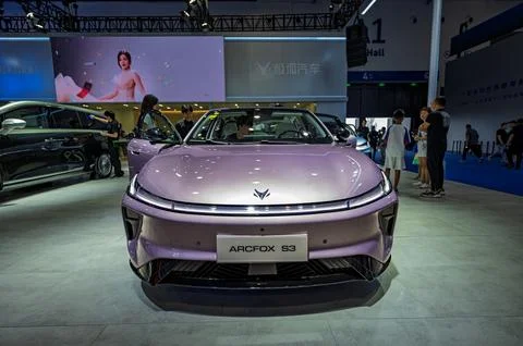 ARCFOX Makes its Debut at the 23rd Changchun Auto Expo Fotos de archivo