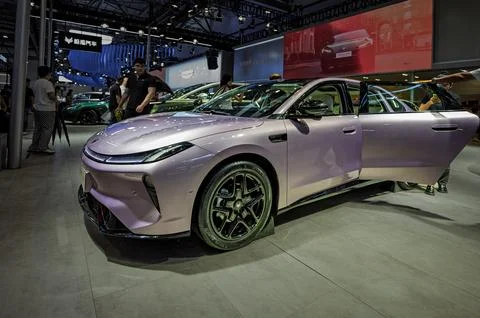 ARCFOX Makes its Debut at the 23rd Changchun Auto Expo Fotos de archivo