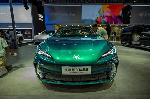 ARCFOX Makes its Debut at the 23rd Changchun Auto Expo Fotos Stock