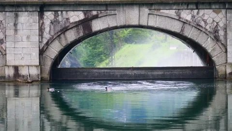 Arch and reflections Stock Footage 130927618
