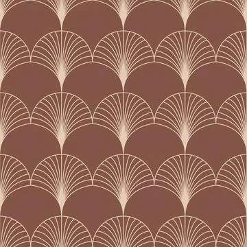 Arch arabic seamless pattern, brown background illustration Ilustración de archivo