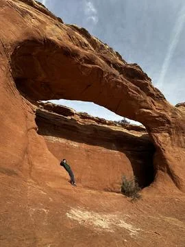 An Arch from Arches Foto stock
