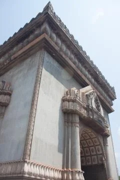 Arch attractions of laos side. Stock Photos