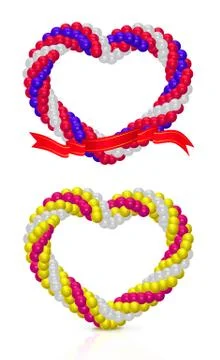 Arch of balloons Stock Illustration