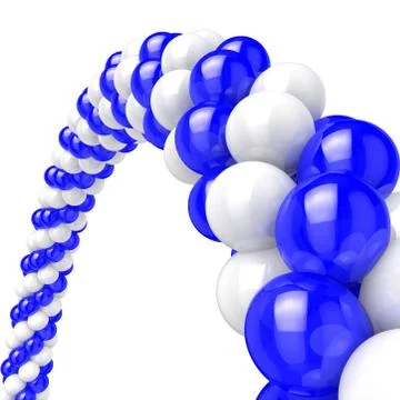 Arch balloons - opening ceremony Stock Illustration