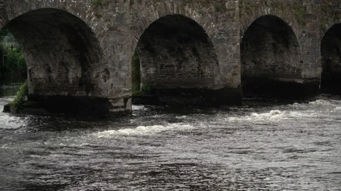 Arch Bridge Stock Footage 163122002