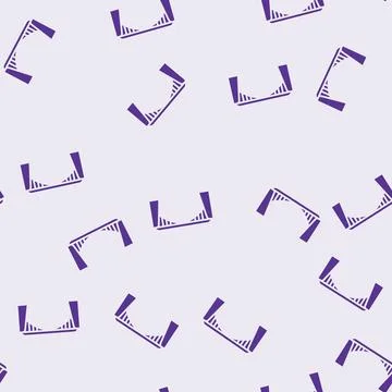 Arch bridge glyph seamless pattern Stock Illustration