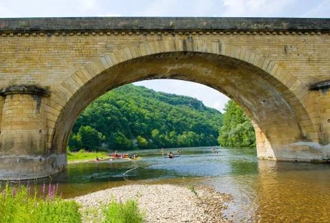 Arch of bridge Stock Photos