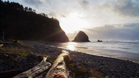 Arch Cape Sunset Timelapse 4k 動画素材 99326159