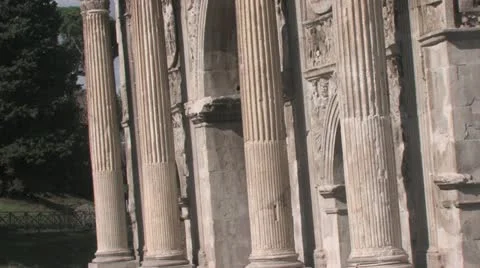 Arch of Constantine Stock Footage 18463572