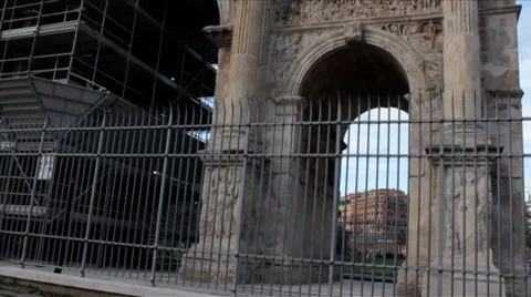 Arch of Constantine Stock Footage 37868728