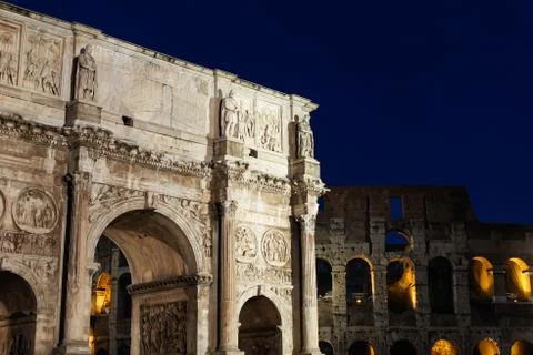 Arch of Constantine Foto stock