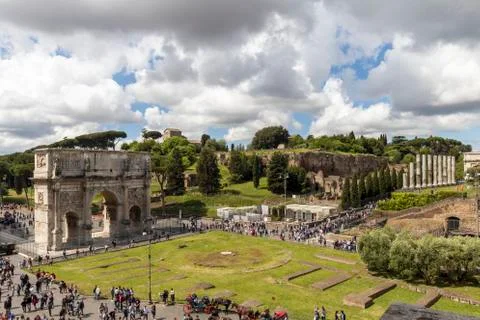 The Arch of Constantine Stock Photos