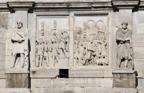Arch of Constantine in Rome Stock Photos