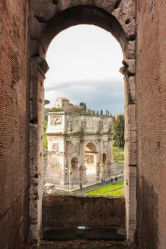 Arch of Constantine, Rome Fotos Stock
