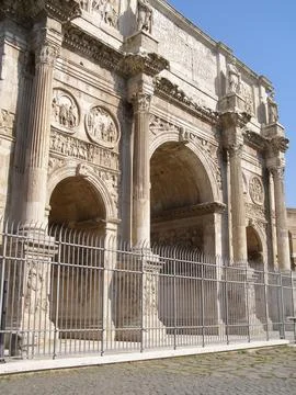 Arch of Constantine in Rome Stock Photos
