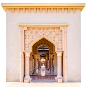 Arch &amp; the Corridor Stock-Fotos