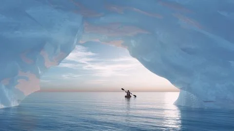 The arch iceberg Stock Illustration