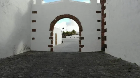 An arch -Lanzarote Video stock 112390356
