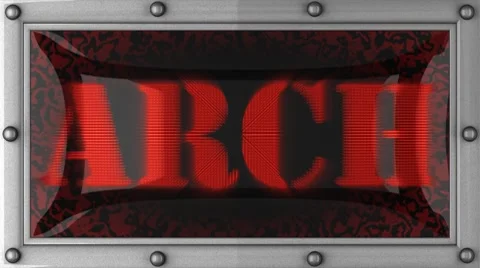 Arch on led Stock Footage 8665262