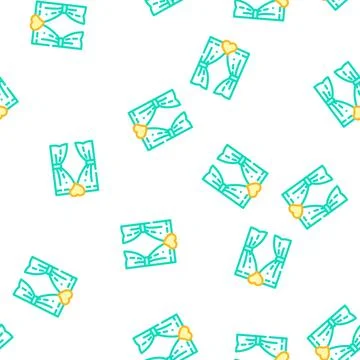 Arch for lovers in wedding day vector seamless pattern Stock Illustration