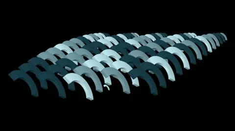Arch math geometry array,computer tech web background. Stock Footage 11022878