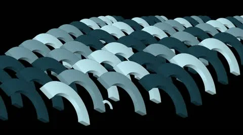 Arch math geometry array,computer tech web background. Stock Footage 11022941