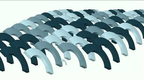 Arch math geometry array,computer tech web background. Stock Footage 11023039