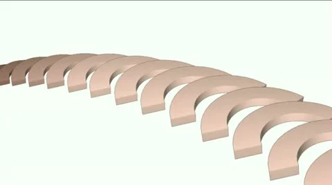 Arch math geometry array,conveyor belt &amp; stairs,computer tech web background. Stock Footage 11022709