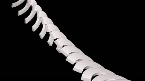 Arch math geometry array,conveyor belt &amp; stairs,computer tech web background. Stock Footage 11022765