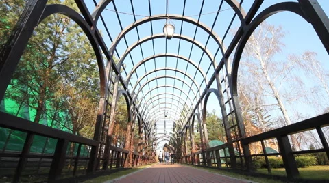 Arch in Mezhyhirya Stock Footage 58890877