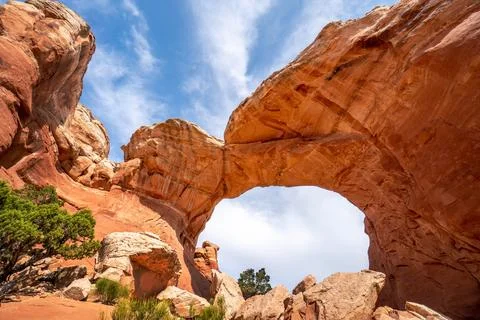 An arch in Moab Stock Photos