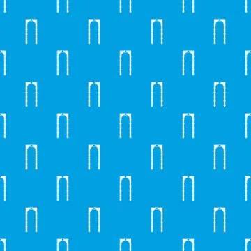 Arch pattern seamless blue 스톡 일러스트