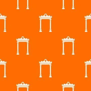 Arch pattern seamless 스톡 일러스트
