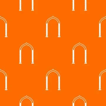 Arch pattern seamless 스톡 일러스트